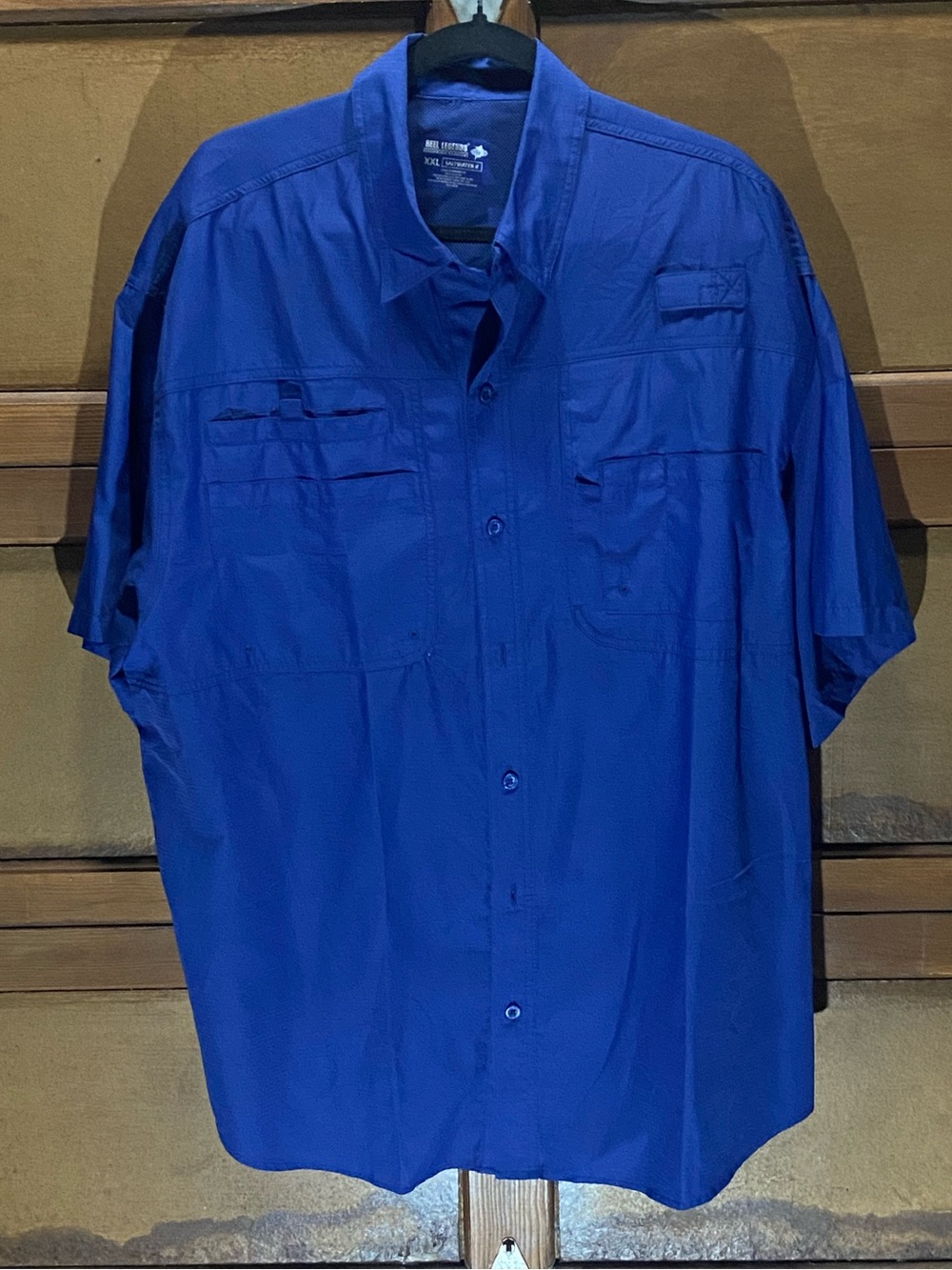 Reel Legends Saltwater II Performance Shirt - Navy Blue Sz XXL